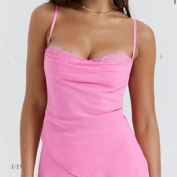 House of CB AURELIA Hanky Hem Top in black - Picture 1 of 2